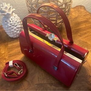 Elegant Red Handbag